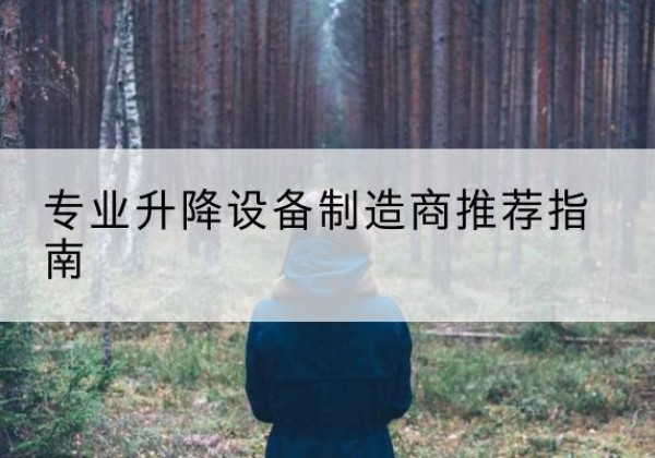 新县电动剪叉升降平台厂家-专业升降设备制造商推荐指南